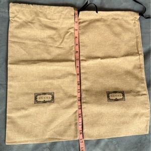 Gucci dust bags x 2